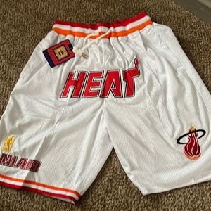 Just Don Miami Heat Basketball 🏀 Shorts